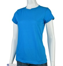Футболка жіноча на літо (4 шт. р.сетка S-XL) блакитний  "VERONIKA"