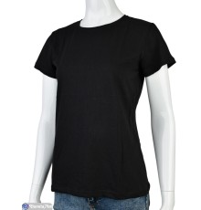 Футболка жіноча на літо (4 шт. р.сетка S-XL) чорний  "VERONIKA"