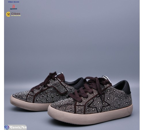 Дитячі кросівки на весну/осінь (7 пар р.31-37) коричневий  "BELIES-D"