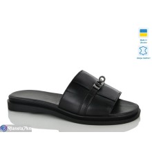 Шлепки жіночі на літо (6 пар р.36-40) чорний  "LIKA"