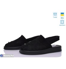 Босоніжки жіночі на літо (6 пар р.36-40) чорний  "Linda"