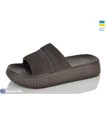 Шлепки жіночі на літо (8 пар р.36-41) коричневий  "REGA"