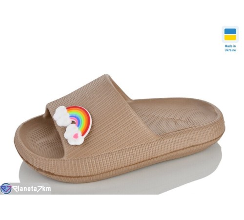 Шлепки дитячі на літо (6 пар р.24-29) коричневий  "LOTTOS"