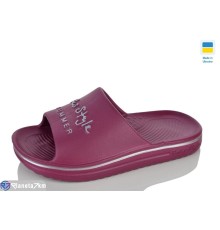 Шлепки дитячі на літо (6 пар р.30-35) бордовий  "LOTTOS"
