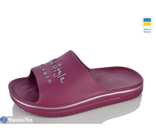 Шлепки дитячі на літо (6 пар р.30-35) бордовий  "LOTTOS"
