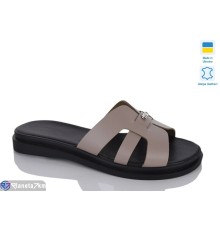 Шлепки жіночі на літо (6 пар р.36-40) коричневий  "LIKA"
