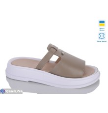Шлепки жіночі на літо (6 пар р.36-40) коричневий  "LIKA"