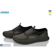 Кросівки чоловічі на літо (8 пар р.40-45) хакі  "LEOBAZA"