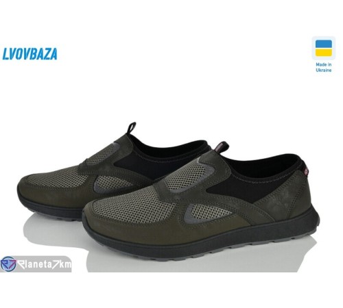 Кросівки чоловічі на літо (8 пар р.40-45) хакі  "LEOBAZA"