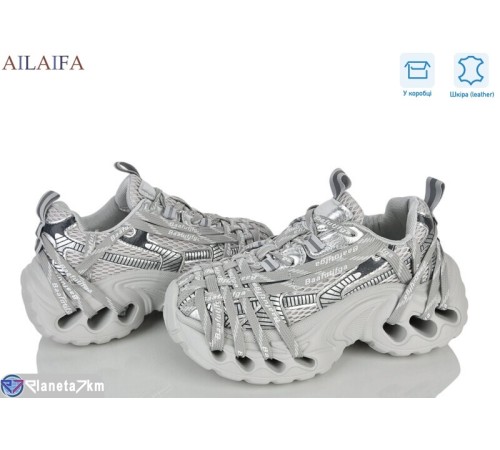 Кросівки жіночі на весну/осінь (8 пар р.36-41) сірий  "Latifa"