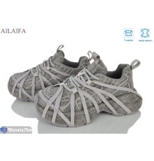 Кросівки жіночі на весну/осінь (8 пар р.36-41) сірий  "Latifa"