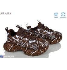 Кросівки жіночі на весну/осінь (8 пар р.36-41) коричневий  "Latifa"