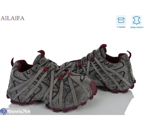 Кросівки жіночі на весну/осінь (8 пар р.36-41) сірий  "Latifa"