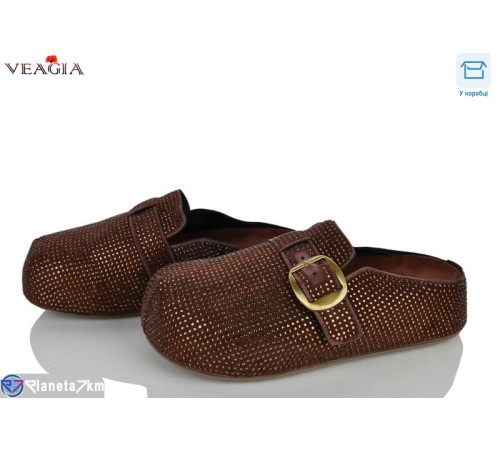 Жіночі сабо на літо (8 пар р.36-40) коричневий  "Veagia-ADA"