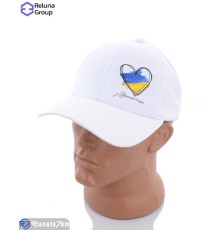 Кепка чоловіча на весну/осінь (5 шт. р.сетка One size) білий  "Raluka"