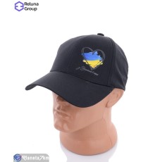 Кепка чоловіча на весну/осінь (5 шт. р.сетка One size) чорний  "Raluka"