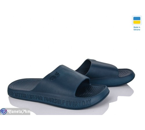Шлепки чоловічі на літо (6 пар р.38-43) синій  "Favora"