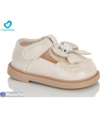 Дитячі туфлі на весну/осінь (7 пар р.16-20) бежевий  "Comfort-baby"