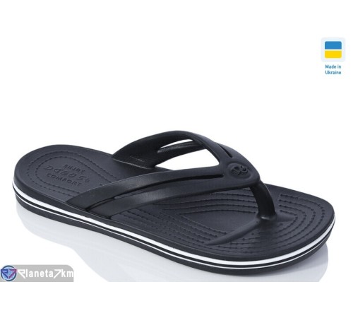 Шлепки жіночі на літо (8 пар р.36-41) чорний  "Korka"