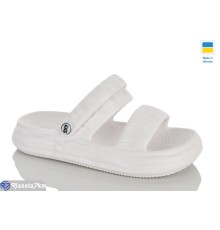 Шлепки жіночі на літо (8 пар р.36-41) білий  "Korka"