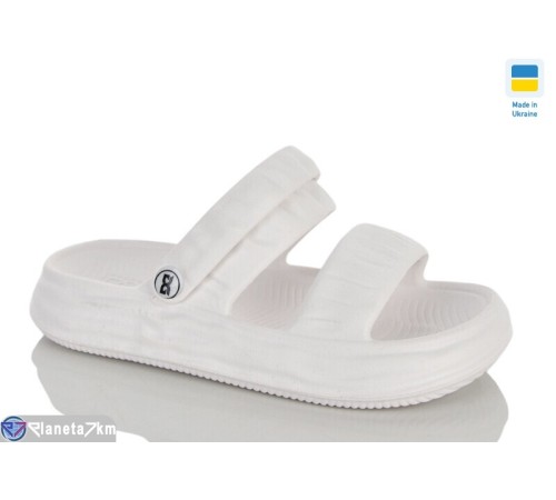 Шлепки жіночі на літо (8 пар р.36-41) білий  "Korka"
