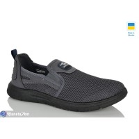 Кросівки чоловічі на літо (6 пар р.41-45) сірий  "Korka"