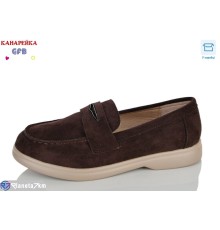Дитячі туфлі на весну/осінь (8 пар р.32-37) коричневий  "GFB-Канарейка"