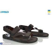 Сандалі чоловічі на літо (8 пар р.40-45) коричневий  "LEOBAZA"