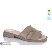 Шлепки жіночі на літо (6 пар р.37-42) бежевий  "LIKA"