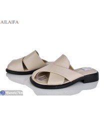 Шлепки жіночі на літо (8 пар р.36-41) бежевий  "Latifa"