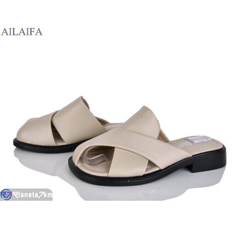 Шлепки жіночі на літо (8 пар р.36-41) бежевий  "Latifa"