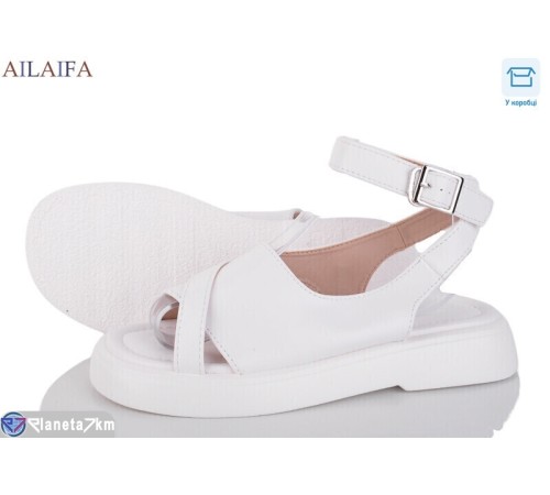 Босоніжки жіночі на літо (8 пар р.36-41) білий  "Latifa"