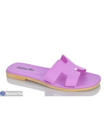 Шлепки жіночі на літо (8 пар р.36-41) фіолетовий  "VIOLA"