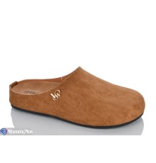 Жіночі сабо на літо (8 пар р.36-41) коричневий  "VIOLA"