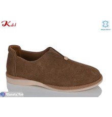Туфлі жіночі на весну/осінь (8 пар р.36-41) коричневий  "Jiulai-Kadisalun"