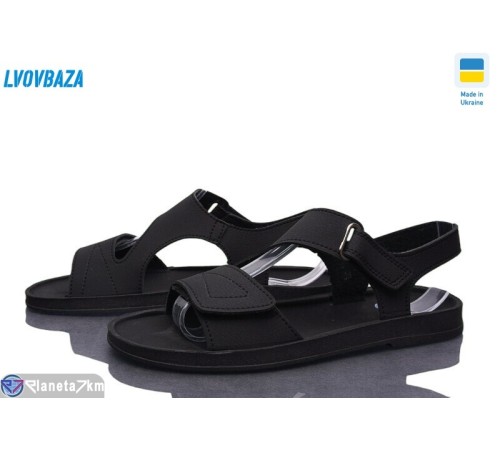 Босоніжки жіночі на літо (8 пар р.37-42) чорний  "LEOBAZA"