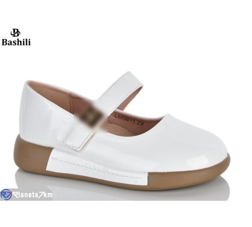 Дитячі туфлі на весну/осінь (8 пар р.28-32) білий  "Башили"