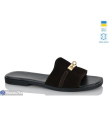 Шлепки жіночі на літо (6 пар р.36-40) коричневий  "LIKA"