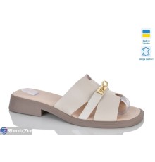 Шлепки жіночі на літо (6 пар р.37-42) бежевий  "LIKA"