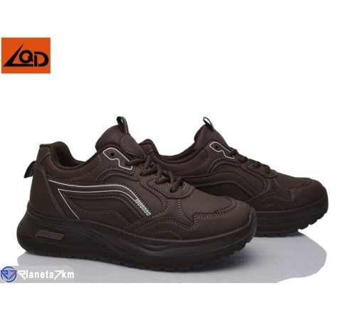 Кросівки жіночі на весну/осінь (8 пар р.36-41) коричневий  "Dolli"