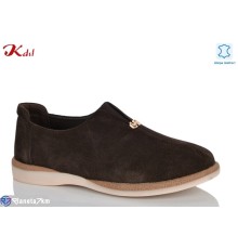 Туфлі жіночі на весну/осінь (8 пар р.36-41) коричневий  "Jiulai-Kadisalun"
