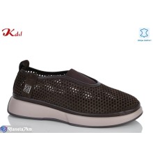 Туфлі жіночі на літо (8 пар р.36-41) коричневий  "Jiulai-Kadisalun"