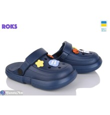 Кроки дитячі на літо (8 пар р.24-35) синій  "Roks"