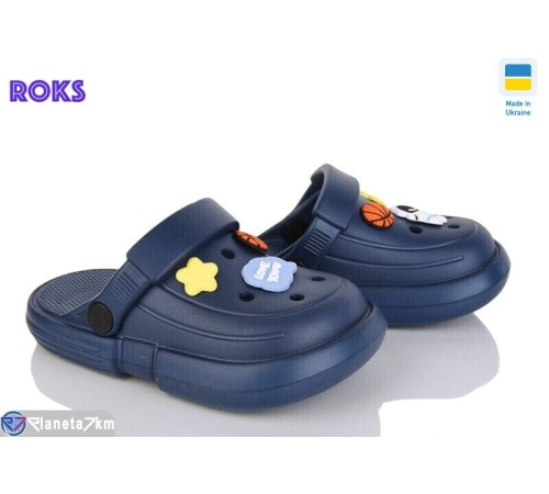 Кроки дитячі на літо (8 пар р.24-35) синій  "Roks"