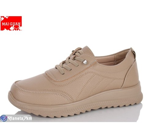 Кросівки жіночі на весну/осінь (8 пар р.37-41) коричневий  "Maiguan"