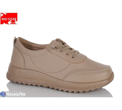 Кросівки жіночі на весну/осінь (8 пар р.37-41) коричневий  "Maiguan"