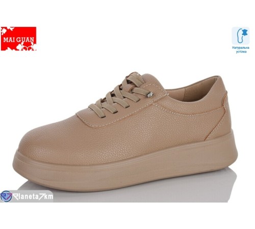 Кросівки жіночі на весну/осінь (8 пар р.37-42) коричневий  "Maiguan"