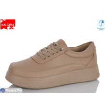 Кросівки жіночі на весну/осінь (8 пар р.37-42) коричневий  "Maiguan"