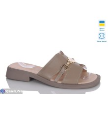 Шлепки жіночі на літо (6 пар р.37-42) коричневий  "LIKA"