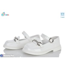 Дитячі туфлі на весну/осінь (8 пар р.31-36) білий  "BBT"